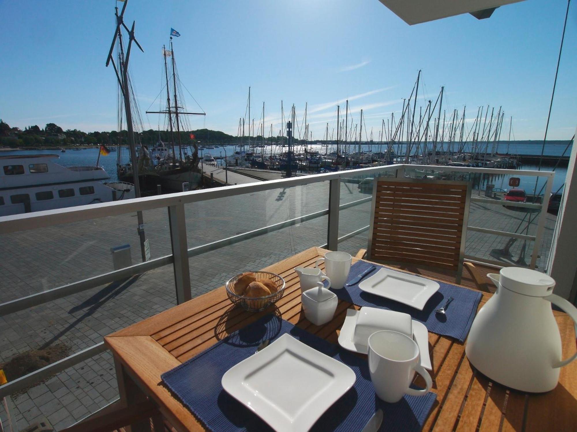 Apartment 10 - "Borbyblick" - Blickrichtung Hafen Und Offene See Eckernförde Kültér fotó