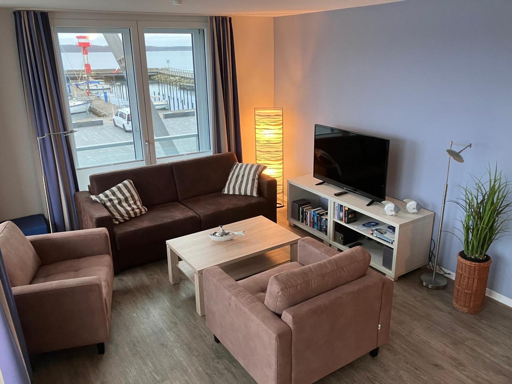 Apartment 10 - "Borbyblick" - Blickrichtung Hafen Und Offene See Eckernförde Kültér fotó
