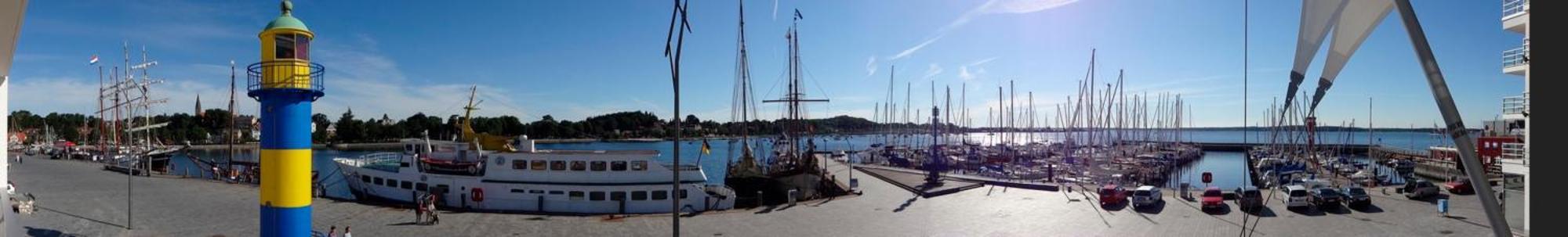 Apartment 10 - "Borbyblick" - Blickrichtung Hafen Und Offene See Eckernförde Kültér fotó